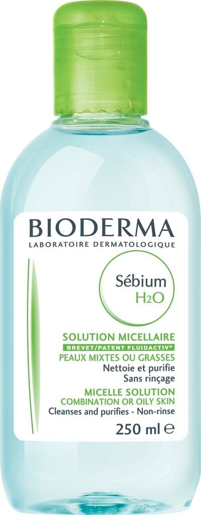 Puhastav näovesi Bioderma Sebium H2O 250 ml цена и информация | Näopuhastusvahendid | hansapost.ee