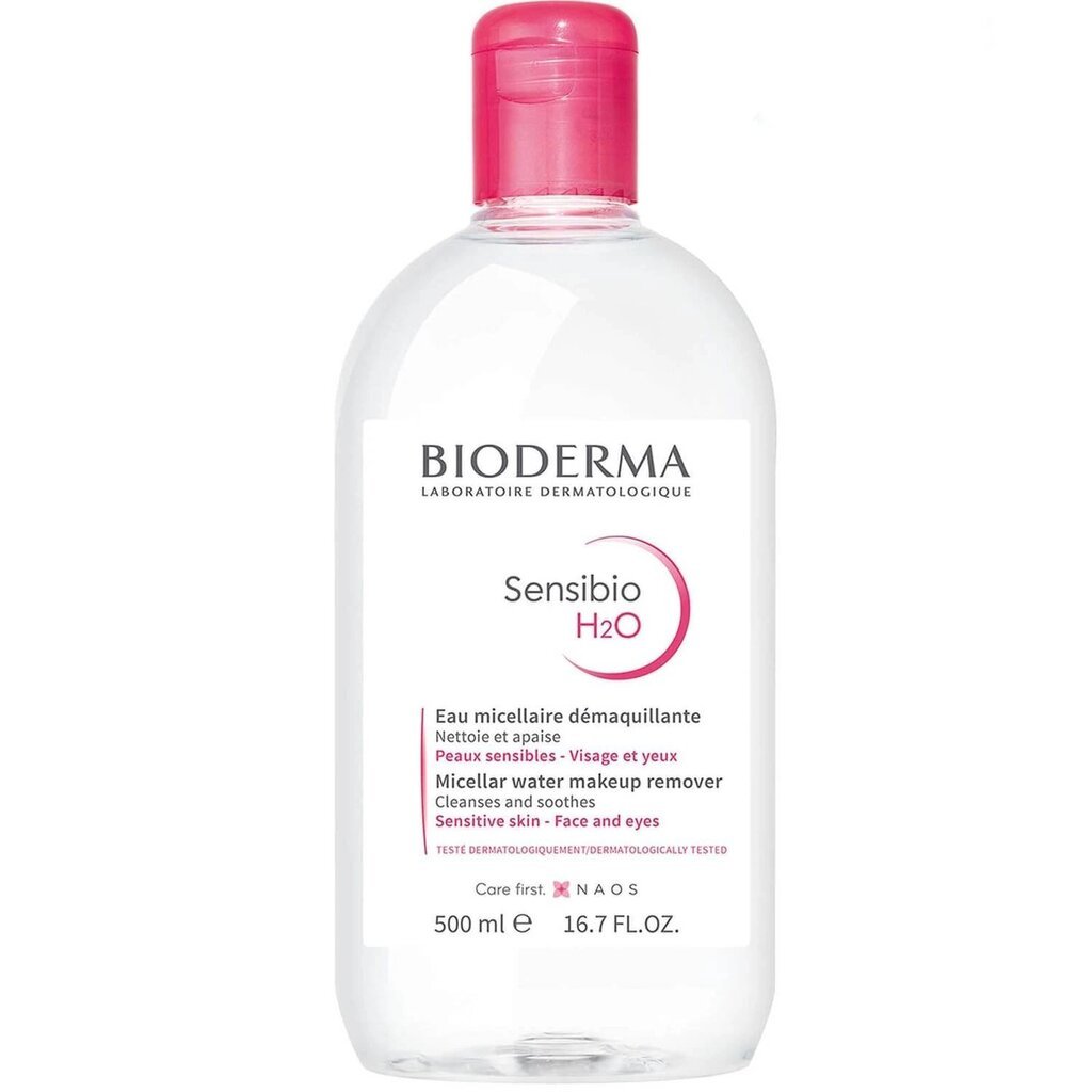 Puhastav mitsellaarvesi Bioderma Sensibio H2O, 500 ml hind ja info | Näopuhastusvahendid | hansapost.ee