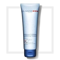 Näopuhastusvahend meestele Clarins Men 2 In 1 Exfoliating 125 ml цена и информация | Аппараты для ухода за лицом | hansapost.ee