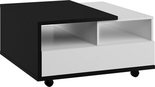 Кофейный столик Meblocross Hybrid Hyb-11 2SK, черный/белый цена и информация | Журнальные столики | hansapost.ee