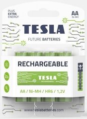 Battery Tesla AA Rechargeable+ HR06 2400 mAh 4 psc цена и информация | Батарейки | hansapost.ee