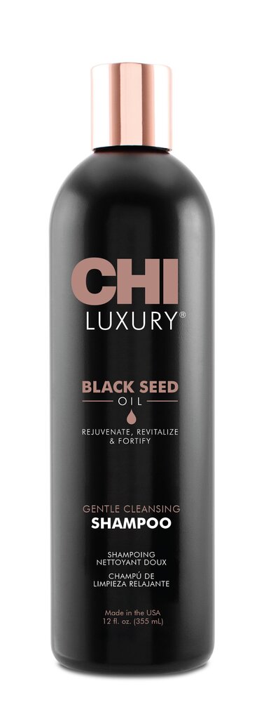 Juukseid taaselustav šampoon musta köömne õliga Farouk Systems CHI Luxury 355 ml цена и информация | Šampoonid | hansapost.ee