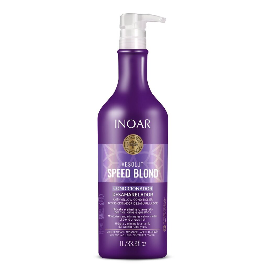 Palsam blondidele juustele Inoar Speed ​​Blond, 1000 ml hind ja info | Palsamid | hansapost.ee