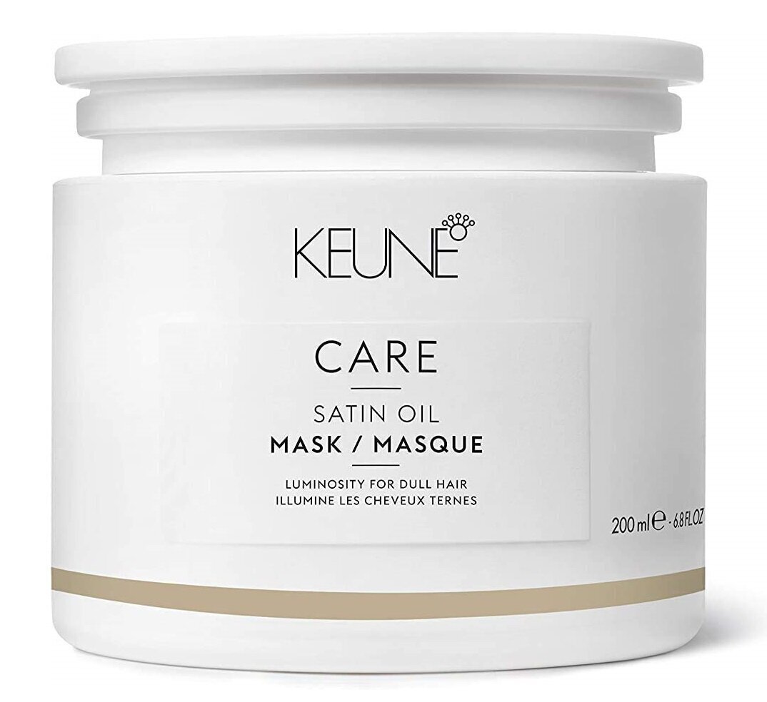 Niisutav juuksemask Keune Care Satin Oil, 200 ml цена и информация | Juuksemaskid, õlid ja seerumid | hansapost.ee