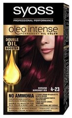 Syoss Oleo Intense juuksevärv 4-23 Burgundia Punane hind ja info | Juuksevärvid | hansapost.ee