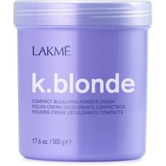 Juuste blondeerimise pulber-kreem Lakme K.blonde Compact Bleaching Powder-Cream 500 g hind ja info | Juuksevärvid | hansapost.ee
