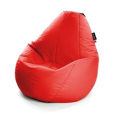 Кресло-мешок Qubo™ Comfort 90, гобелен, красное цена и информация | Кресла-мешки и пуфы | hansapost.ee