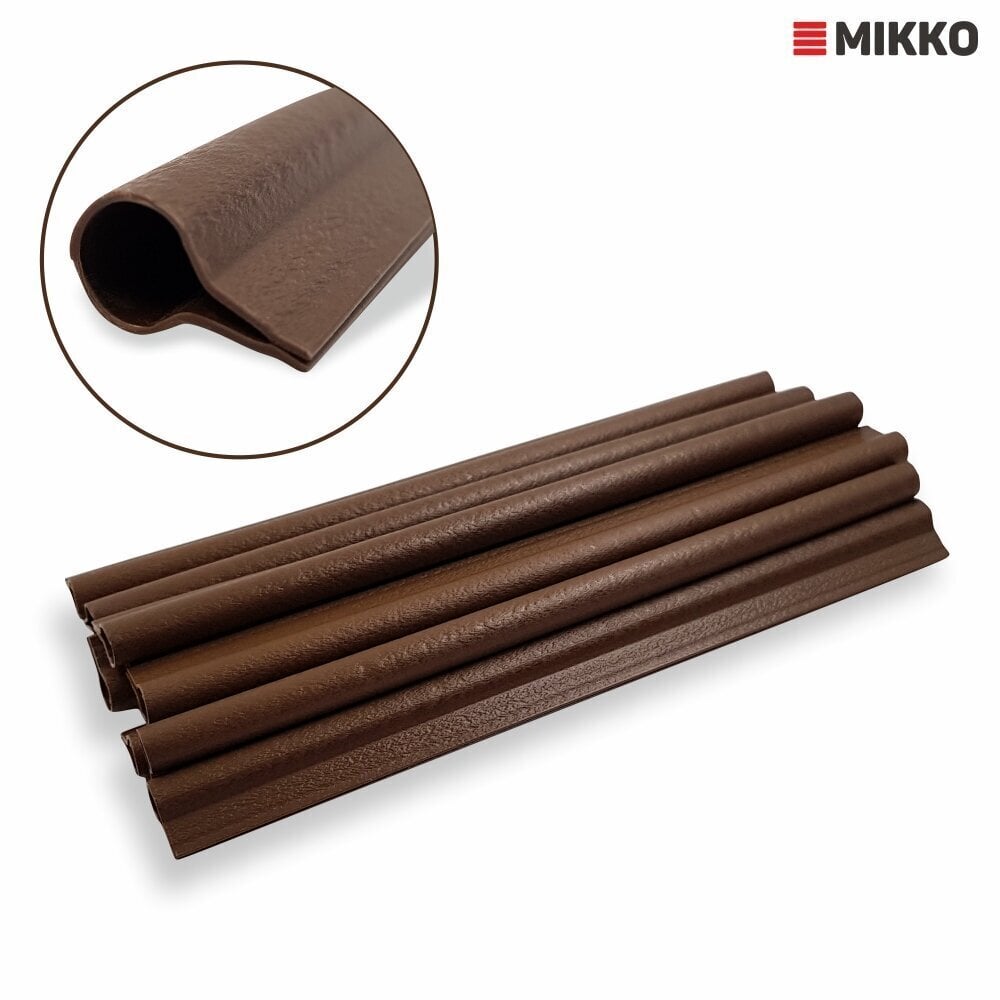 Aiariba klambrid MIKKO Rattan 190 mm (10 tk), MK-01 (pruun) hind ja info | Aiad, murupiirded, aiavõrgud | hansapost.ee