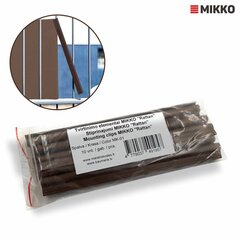 Зажимы для заборной ленты MIKKO Rattan 190 мм (10 шт.), МК-01 (коричневый) цена и информация | Заборы | hansapost.ee