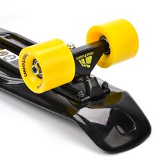 Rula Meteor Pennyboard, must/kollane hind ja info | Rulad | hansapost.ee