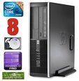 HP 8100 Elite SFF i5-650 8GB 1TB GT1030 2GB DVD WIN10Pro [refurbished]