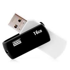 Mälupulk Goodram UCO2 16GB 2.0, Must/Valge hind ja info | Mälupulgad | hansapost.ee