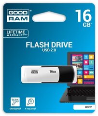 Goodram UCO2, USB 2.0, 16 Гб цена и информация | USB накопители данных | hansapost.ee