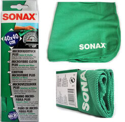 Ткань из микрофибры для автомобиля и стекол «SONAX» цена и информация | Чистящие салфетки | hansapost.ee