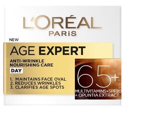 Näokreem L'Oreal Paris Age Specialist 65+ SPF20 50 ml hind ja info | Näokreemid | hansapost.ee