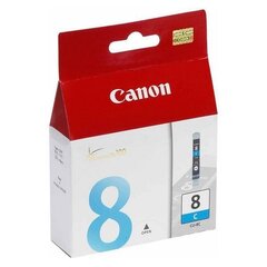 Чернильный картридж Canon CLI-8 C, синий цена и информация | Картриджи для струйных принтеров | hansapost.ee