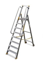 Алюминиевая лестница, 8 ступенек цена и информация | Forte Сантехника, ремонт, вентиляция | hansapost.ee