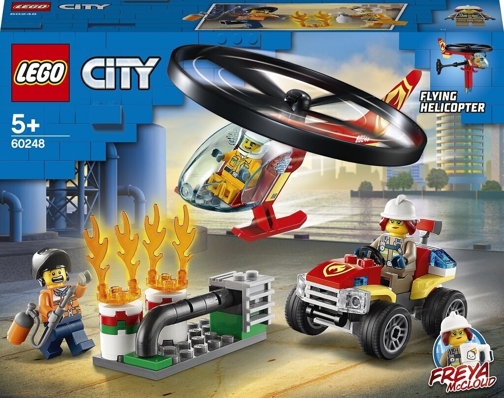 60248 LEGO® City tuletõrjehelikopteri kutse цена и информация | Klotsid ja konstruktorid | hansapost.ee