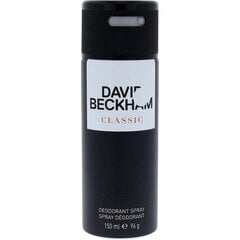 Spreideodorant David Beckham Classic meestele 150 ml hind ja info | Dušigeelid ja deodorandid meestele | hansapost.ee