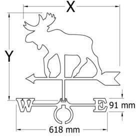 Tuulelipp Mustang hind ja info | Aiakujundus ja aiakaunistused | hansapost.ee