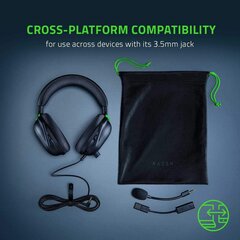 Razer Blackhark V2 Black Black цена и информация | Наушники Спортивные Наушники Для Бизнеса Тренажерный Зал Плавание Бег Черный | hansapost.ee