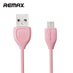 Remax LESU Прочный и эластичный Micro USB на USB Кабель данных и заряда 1m Розовый цена и информация | Кабели для телефонов | hansapost.ee