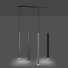 Emibig подвесной светильник Selter 4 Black цена и информация | Потолочный светильник, 38 x 38 x 24 см | hansapost.ee