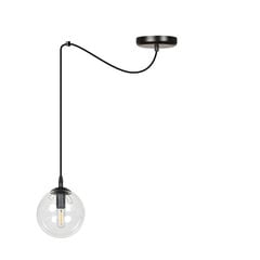 Emibig подвесной светильник Gigi 1 Black/Transparent цена и информация | Люстры | hansapost.ee
