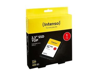 Intenso SSD 2.5 Top 1TB цена и информация | Внутренние жёсткие диски (HDD, SSD, Hybrid) | hansapost.ee