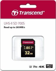 Transcend TS32GSDC700S MicroSDHC 32GB цена и информация | Карты памяти для телефонов | hansapost.ee