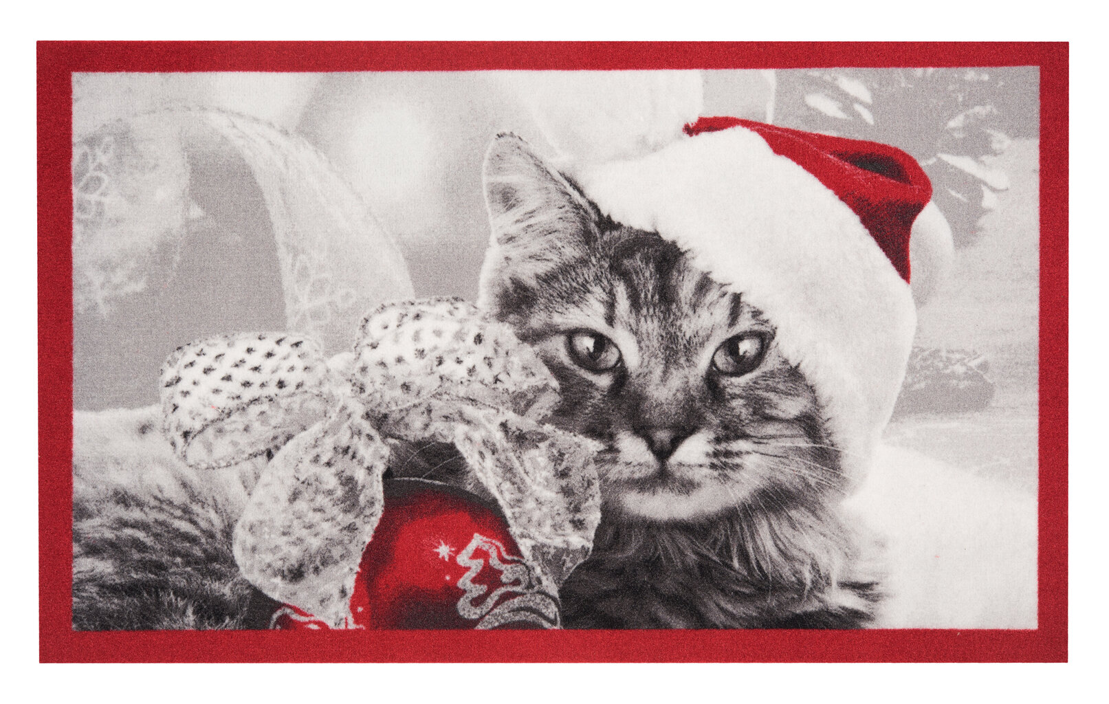 Uksematt Hanse Home Printy Christmas Cat, 45x75 cm цена и информация | Uksematid | hansapost.ee