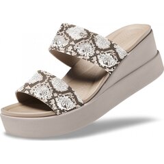 Crocs™ женские сандалии Brooklyn Mid Wedge, коричневый цена и информация | Шлепанцы, тапочки для женщин | hansapost.ee