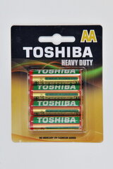 Galvaanilised patareid Toshiba Heavy Duty AA, 4 tk цена и информация | Батарейки | hansapost.ee