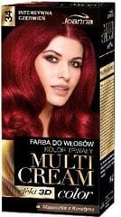 Juuksevärv Joanna Multi Cream Color 100 ml, 34 Intense Red hind ja info | Juuksevärvid | hansapost.ee