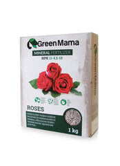 Roosiväetis Green Mama, 1kg hind ja info | Kuivväetised | hansapost.ee