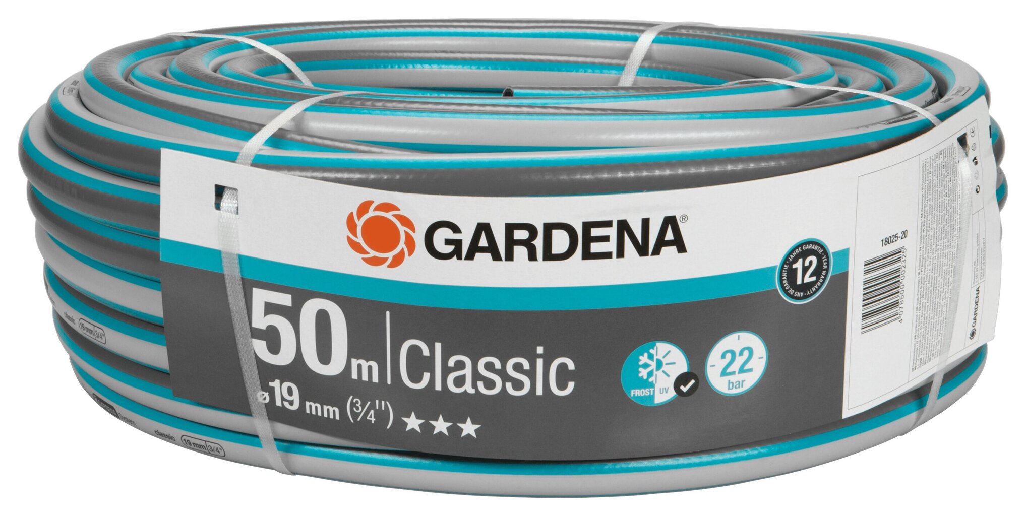 Gardena Classic voolik 19 mm, 50 m цена и информация | Niisutussüsteemid, kastmisvoolikud ja kastekannud | hansapost.ee