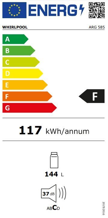 Whirlpool ARG 585 цена и информация | Külmkapid-külmikud | hansapost.ee