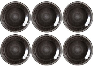 Набор керамических тарелок Black Jeans, 27 см, 6 шт цена и информация | Посуда, тарелки, обеденные сервизы | hansapost.ee