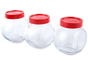 Säilituspurkide komplekt PASABAHCE Bella 3 tk., 200 ml price and information | Food storage containers | hansapost.ee