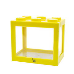 KIKA akvaariumiklots Yellow 16x10,5x14cm hind ja info | Akvaariumid ja lisatarvikud | hansapost.ee