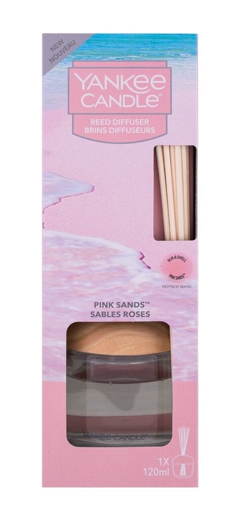 Kodulõhn pulkadega Yankee Candle Pink Sands, 120 ml hind ja info | Lõhnapulgad ja kodulõhnastajad | hansapost.ee