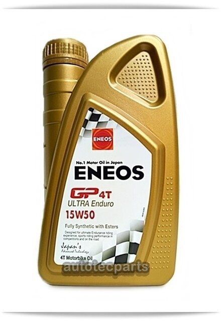Mootoriõli ENEOS GP4T Ultra Enduro 15w50 Fully Synthetic estritega, 1 Ltr цена и информация | Mootorrataste mootoriõlid | hansapost.ee