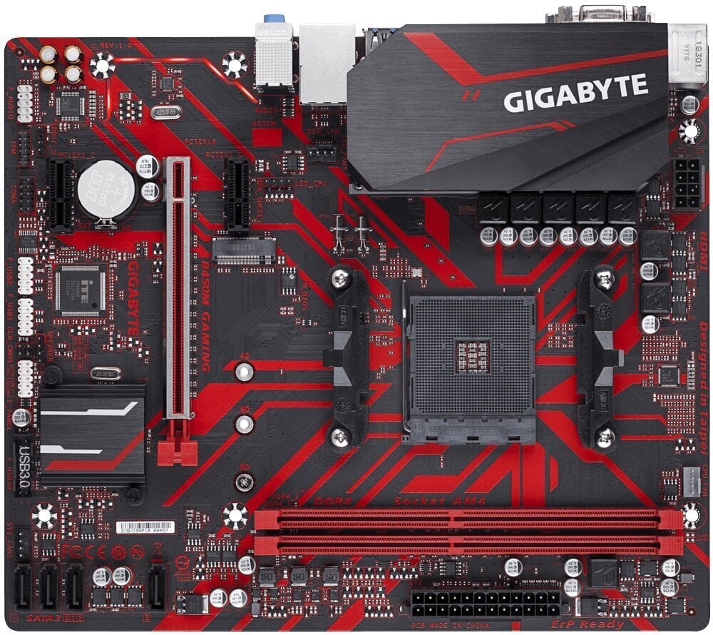 Emaplaat Gigabyte B450M GAMING цена и информация | Emaplaadid | hansapost.ee