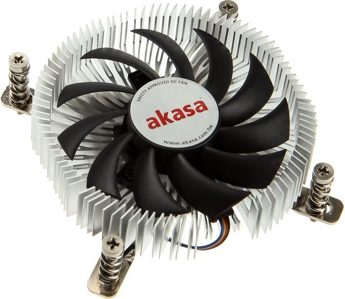 Akasa Low Profile Intel Cooler (AK-CC7129BP01) цена и информация | Protsessori jahutid | hansapost.ee