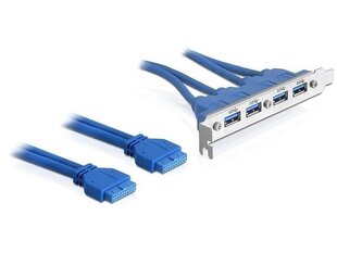 Delock Slot Bracket USB 3.0 82974 цена и информация | Аксессуары для корпусов | hansapost.ee