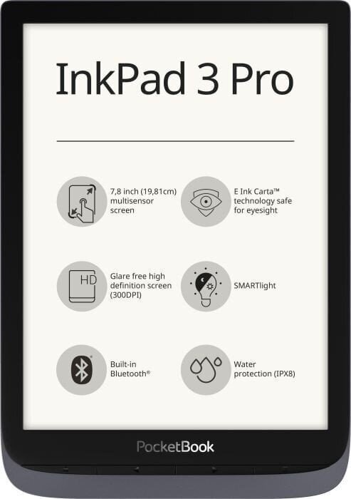 Pocketbook InkPad 3 Pro, Hall hind ja info | E-lugerid | hansapost.ee