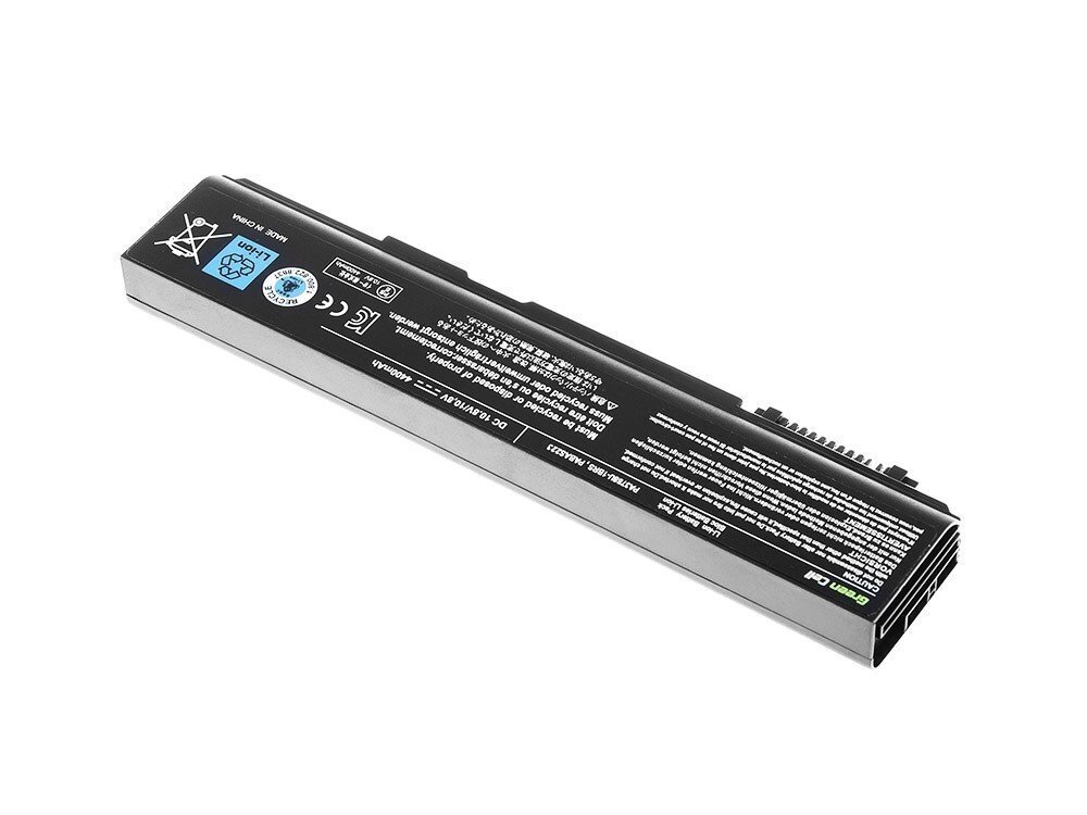 Sülearvuti aku Green Cell Laptop Battery for Toshiba DynaBook Satellite L35 L40 L45 K40 B550 Tecra M11 A11 S11 S500 hind ja info | Sülearvuti akud | hansapost.ee