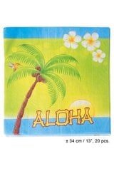 Salvrätikud Hawaii, 20 tk hind ja info | Ühekordsed nõud ja söögiriistad | hansapost.ee