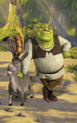 Фотообои Shrek 243.84 x 152.4 cm цена и информация | Детские фотообои | hansapost.ee