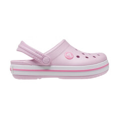 Детские резиновые сабо Crocs™ Kids' Crocband Clog, розовые цена и информация | Детские резиновые сабо | hansapost.ee